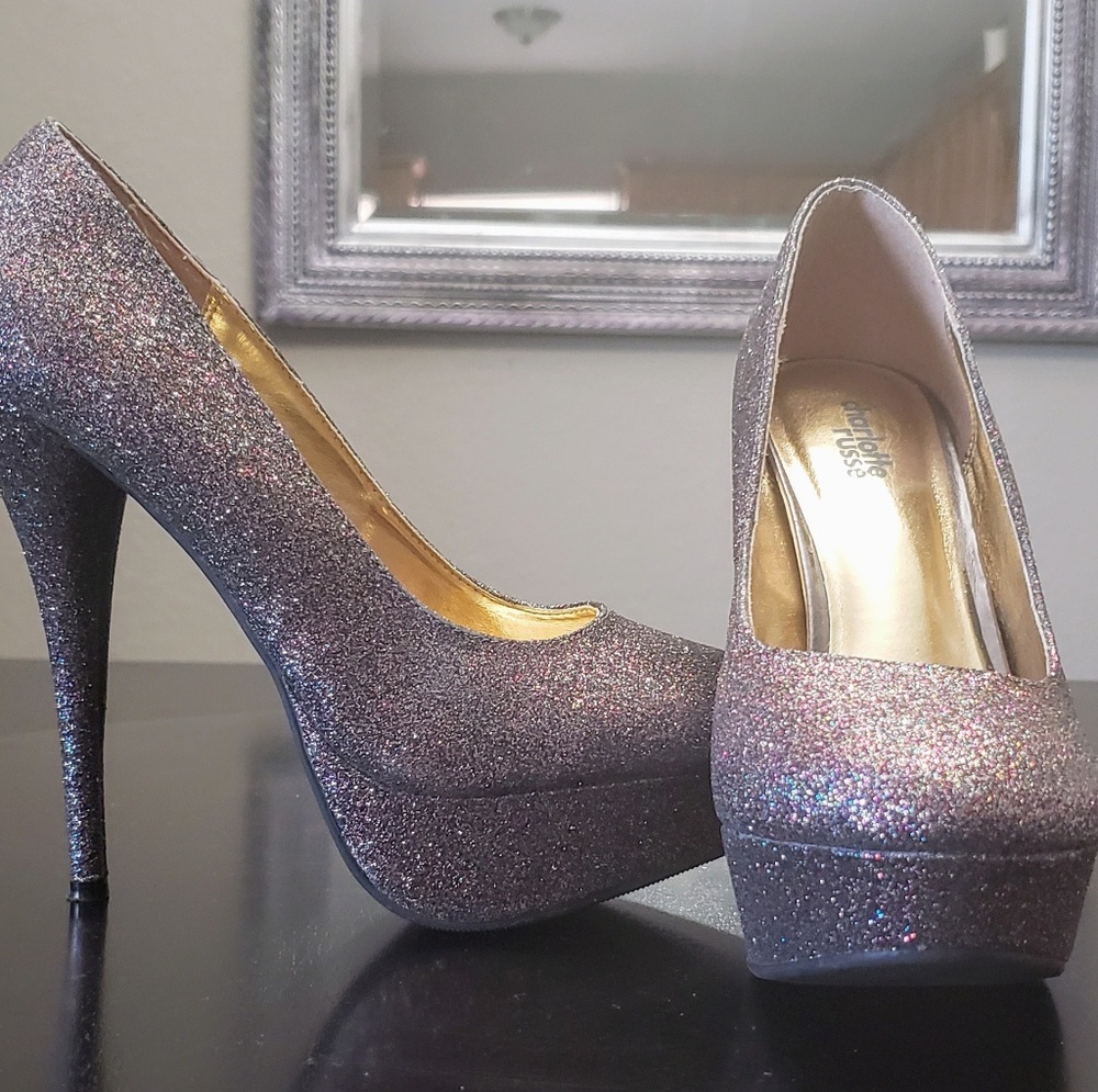 Charlotte Russe Sparkle Heels
